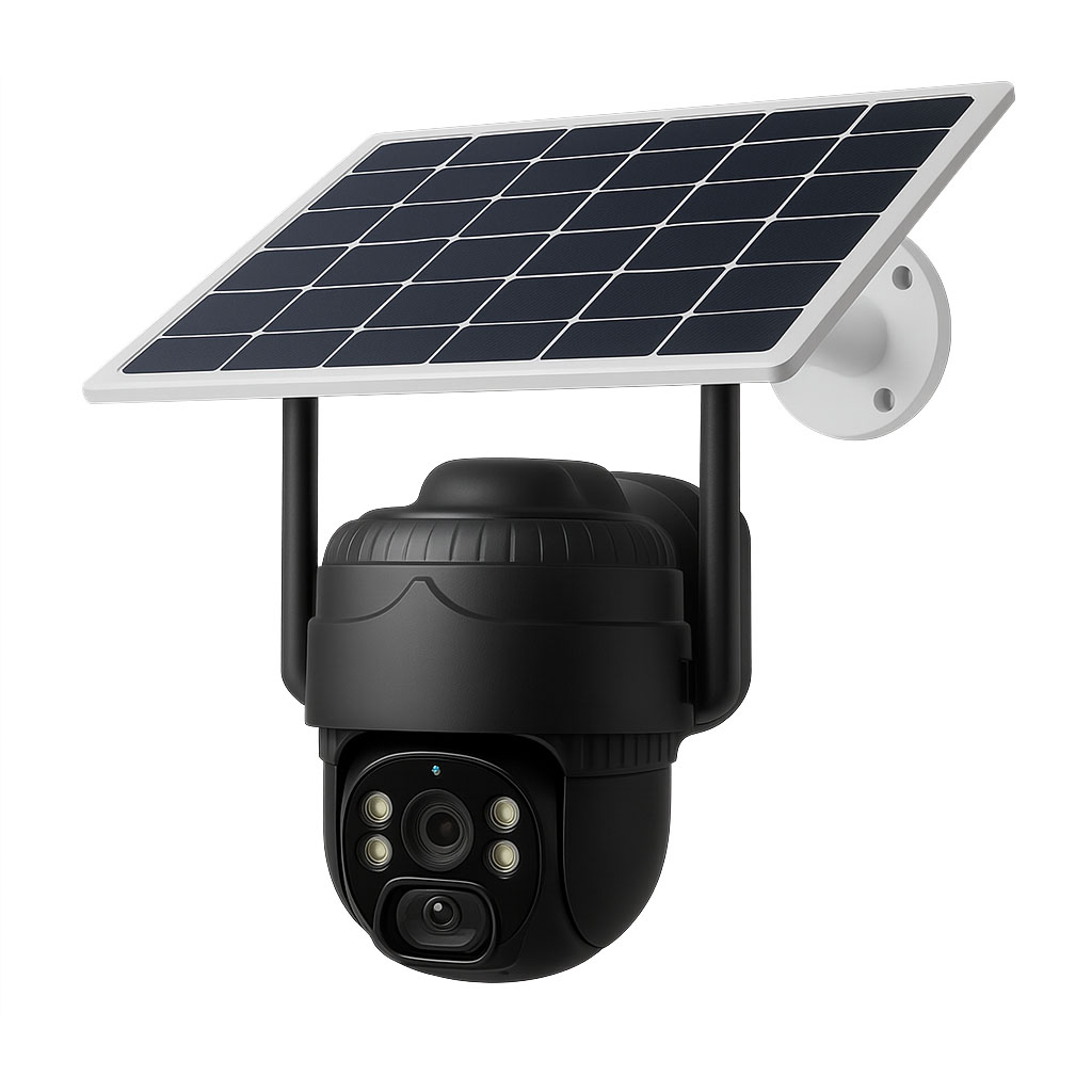 دوربین امنیتی v380خورشیدی Rordigo مدل 4K Dual Lens – کیفیت 8MP، چرخش PTZ، دید در شب رنگی و تشخیص حرکت PIR